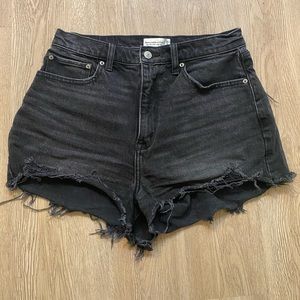 Abercrombie & Fitch mom short high rise curve love
